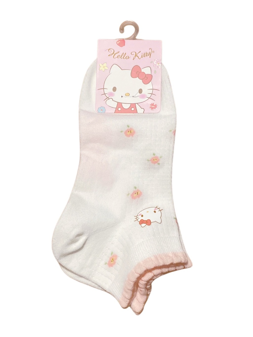 🛍️3/$20🛍️ Hello Kitty Pink Floral Ankle Socks